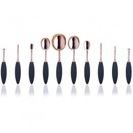 Ovale Børster Rose Gold 10 Set Børster Box