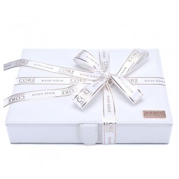 Hvid rose guld 8 sæt professionelle makeupbørster - makeupbørster i højeste kvalitet