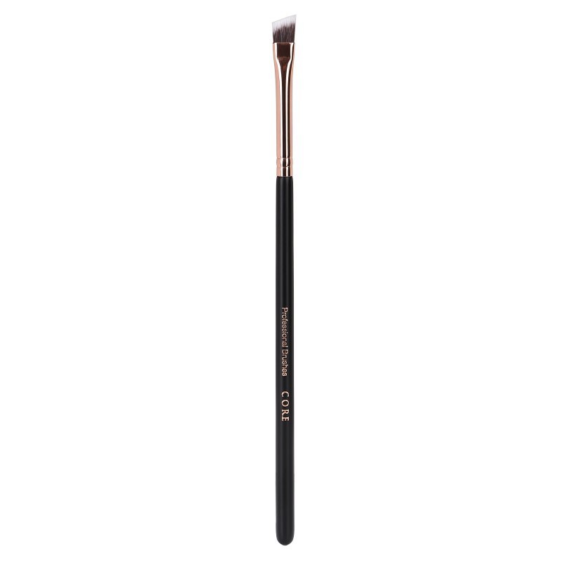 Vinklet øjenbrynsbørste / vinklet børste - Eyeliner-børste bedst i test