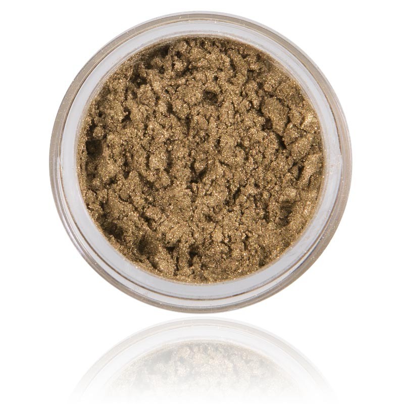 Mineral Eyeshadow Khaki | 100% Pure Mineral & Vegan. Mineral sminke, med en grønn tone farge.