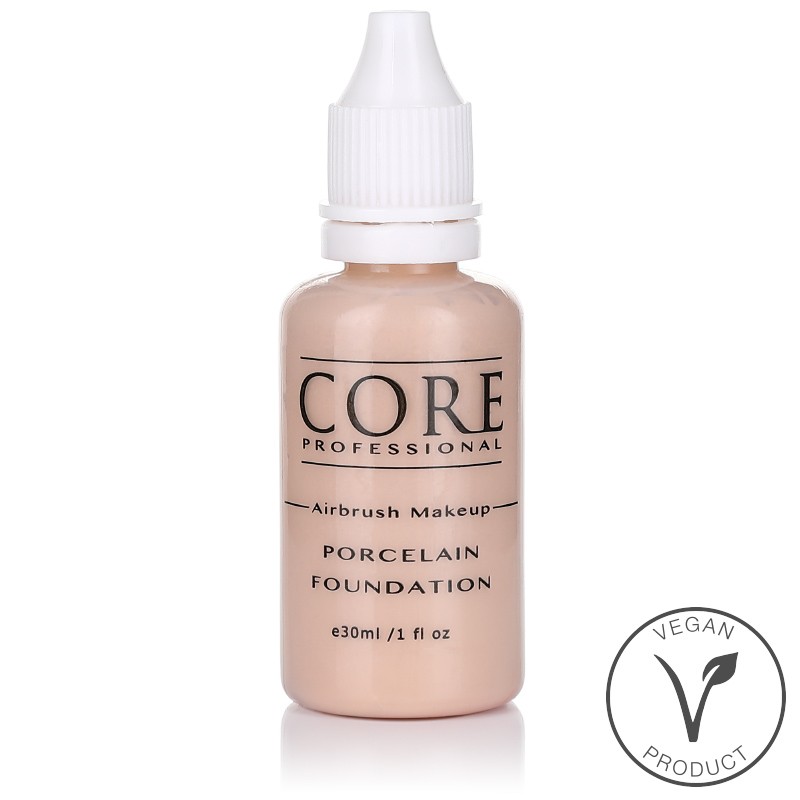 Porcelain Airbrush Makeup Foundation Vattenbaserad - vegan med god täckning.